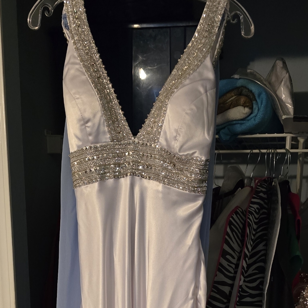 GiGi formal gown with cape